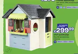 Dreamland Chef speelhuisje Met 48 accessoires aanbieding