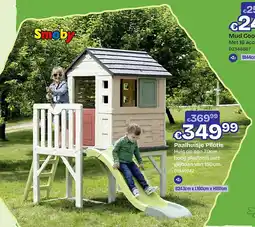 Dreamland Paalhuisje Pilotis Huis op een 70cm hoog platform met glijbaan van 150cm aanbieding