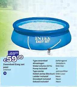 Dreamland Zwembad Easy set pool aanbieding