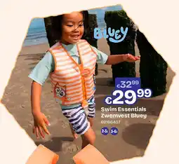 Dreamland Swim Essentials Zwemvest Bluey aanbieding