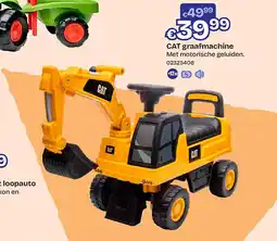 Dreamland CAT graafmachine Met motorische geluiden aanbieding