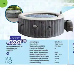 Dreamland Greywood Deluxe Bubble Spa aanbieding