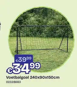 Dreamland Voetbalgoal 240x90x150cm aanbieding