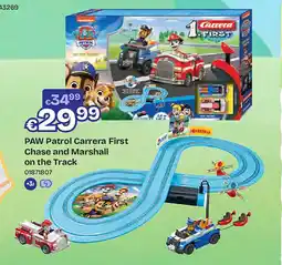 Dreamland PAW Patrol Carrera First Chase and Marshall on the Track aanbieding