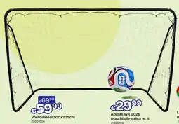 Dreamland Voetbaldoel 300x205cm aanbieding