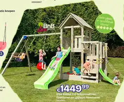 Dreamland Blue Rabbit 2.0 Schommel met speeltoren en glijbaan Penthouse aanbieding