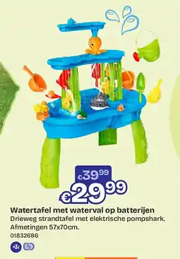 Dreamland Watertafel met waterval op batterijen aanbieding