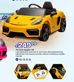 Dreamland Porsche Spyder RS aanbieding
