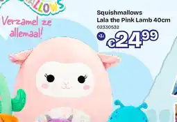 Dreamland Squishmallows Lala the Pink Lamb 40cm aanbieding
