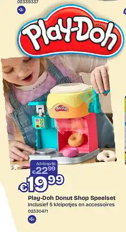 Dreamland Play-Doh Donut Shop Speelset aanbieding