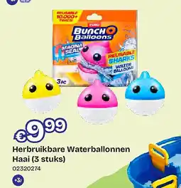 Dreamland Herbruikbare Waterballonnen Haai (3 stuks) aanbieding
