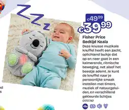 Dreamland Fisher Price Bedtijd Koala aanbieding