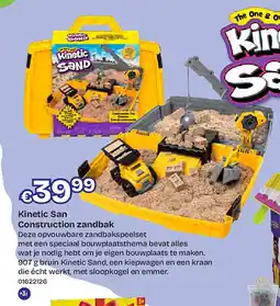 Dreamland Kinetic San Construction zandbak aanbieding