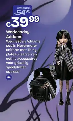 Dreamland Wednesday Addams aanbieding