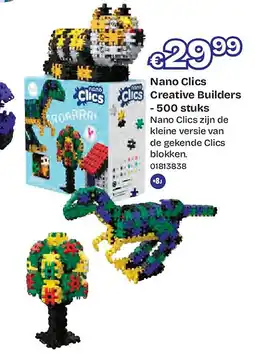 Dreamland Nano Clics Creative Builders - 500 stuks aanbieding