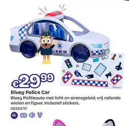 Dreamland Bluey Police Car aanbieding