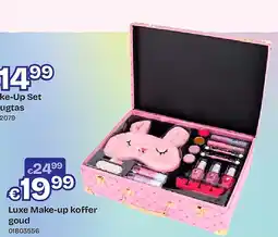 Dreamland Luxe Make-up koffer goud aanbieding