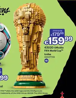 Dreamland Officiële FIFA World CupTM trofee aanbieding