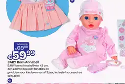 Dreamland BABY Born Annabell aanbieding