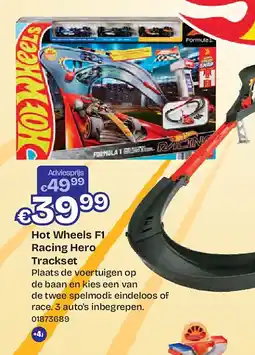 Dreamland Hot Wheels F1 Racing Hero Trackset aanbieding