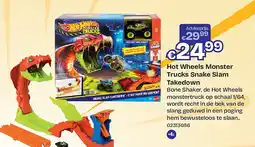 Dreamland Hot Wheels Monster Trucks Snake Slam Takedown aanbieding