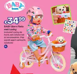 Dreamland BABY Born Fiets met Lucky aanbieding
