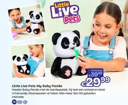 Dreamland Little Live Pets My Baby Panda aanbieding