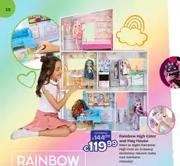 Dreamland Rainbow High Color and Play House aanbieding