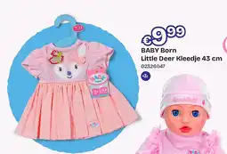 Dreamland BABY Born Little Deer Kleedje 43 cm aanbieding