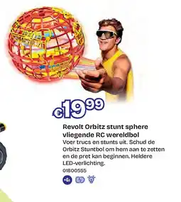 Dreamland Revolt Orbitz stunt sphere vliegende RC wereldbol aanbieding
