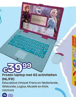 Dreamland Frozen laptop met 62 activiteiten (NL/FR) aanbieding