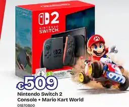 Dreamland Nintendo Switch 2 Console + Mario Kart World aanbieding