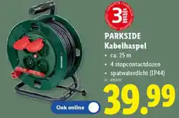 Lidl Parkside Kabelhaspel aanbieding