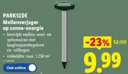 Lidl Parkside Mollenverjager op Zonne Energie aanbieding