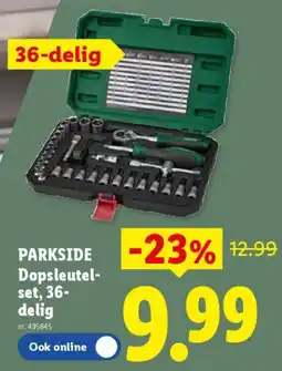 Lidl Parkside Dopsleutelset aanbieding