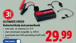 Lidl Ultimate Speed Autostarthulp met Powerbank aanbieding