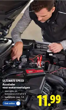 Lidl Ultimate Speed Acculader voor Motorvoertuigen aanbieding