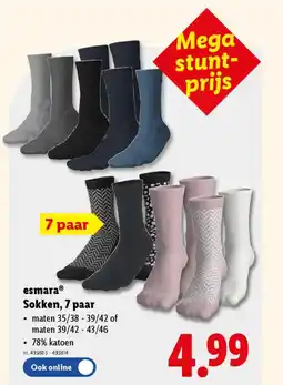 Lidl Esmara Sokken aanbieding