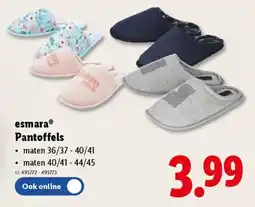 Lidl Esmara Pantoffels aanbieding