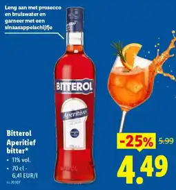 Lidl Bitterol Aperitief Bitter aanbieding