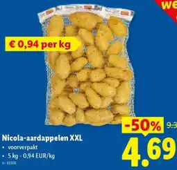 Lidl Nicola-aardappelen XXL aanbieding