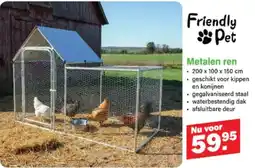Van Cranenbroek Friendly Pet Metalen ren aanbieding