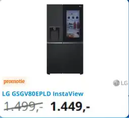 Coolblue LG GSGV80EPLD InstaView aanbieding