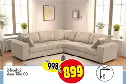 Budget Meubelen 2 hoek 2 kleur Tilia 03 aanbieding