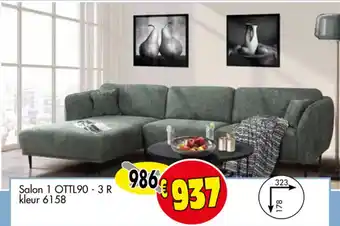 Salon 1 OTTL90 - 3 R kleur 6158