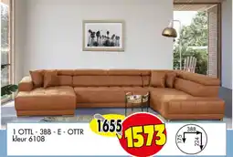 Budget Meubelen 1 OTTL 3BB- E - OTTR kleur 6108 aanbieding