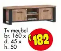 Budget Meubelen TV Meubel aanbieding