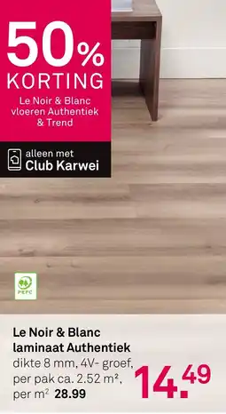 Karwei Le Noir & Blanc laminaat Authentiek aanbieding