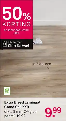 Karwei Extra Breed Laminaat Grand Oak XXB aanbieding