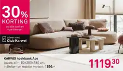 Karwei Karwei Hoekbank Ace aanbieding